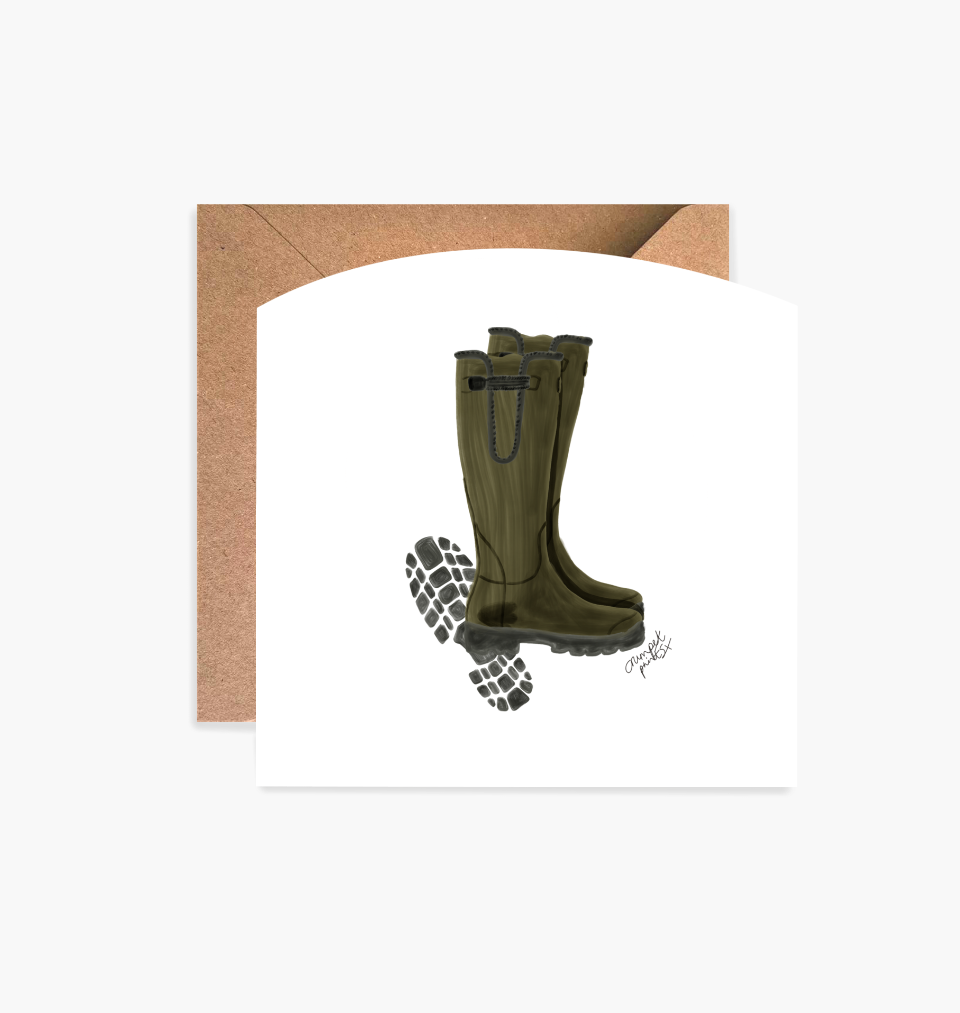 The Off-Duty Pair Greeting Card