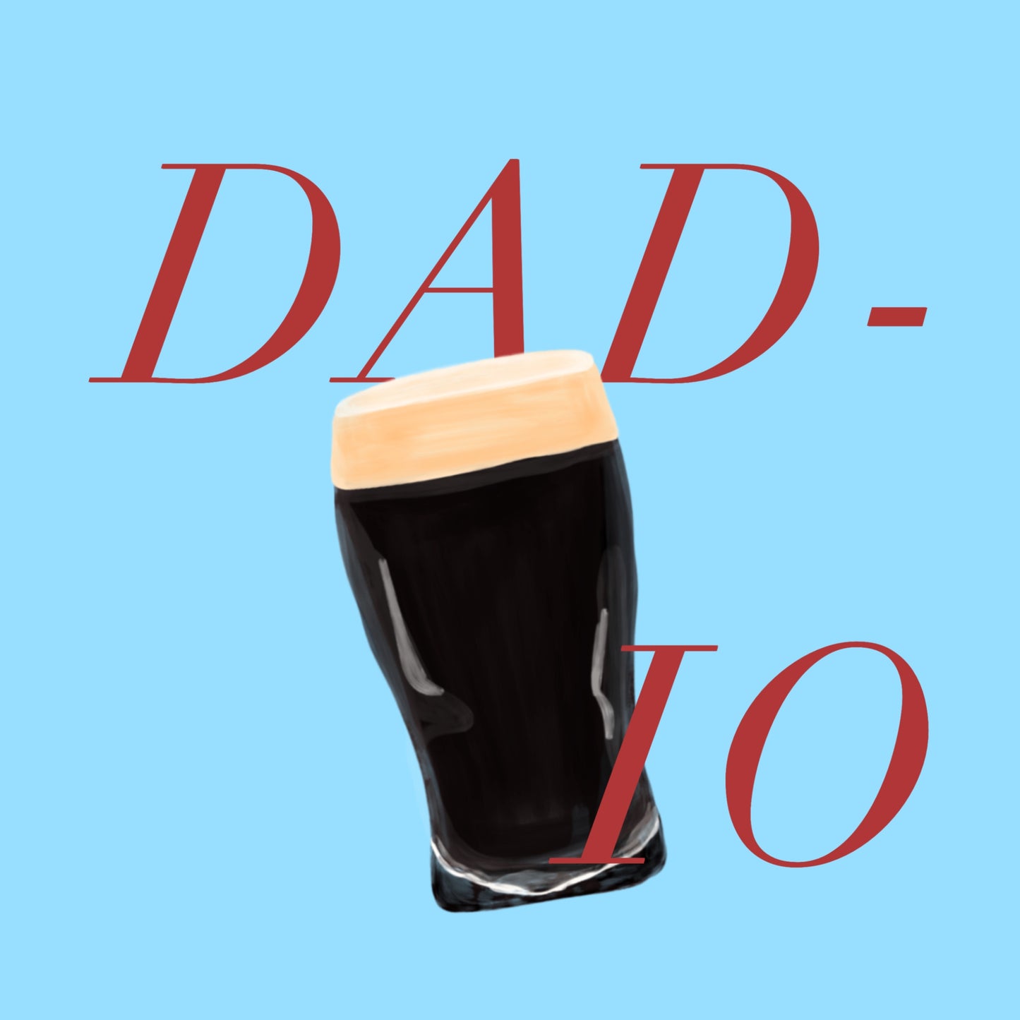 Dadio Pint of Stout Card