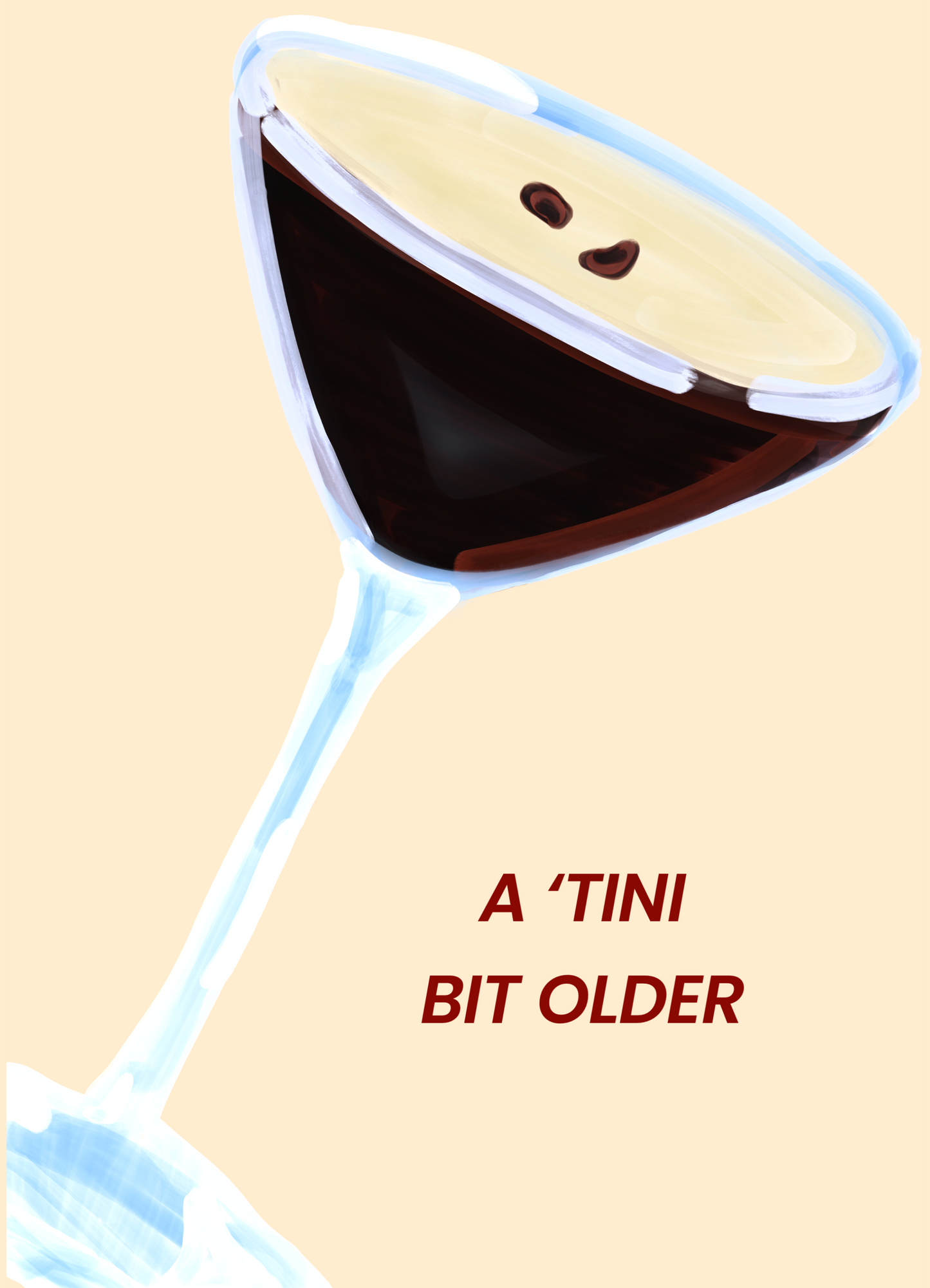 Tini Bit Older Birthday Card