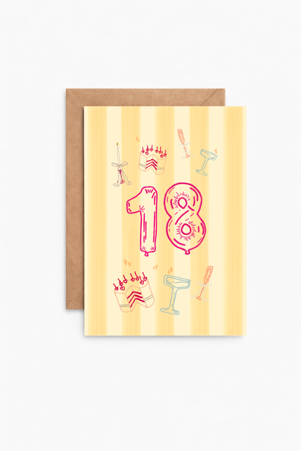 Glow Up (18th Birthday) Greeting Card