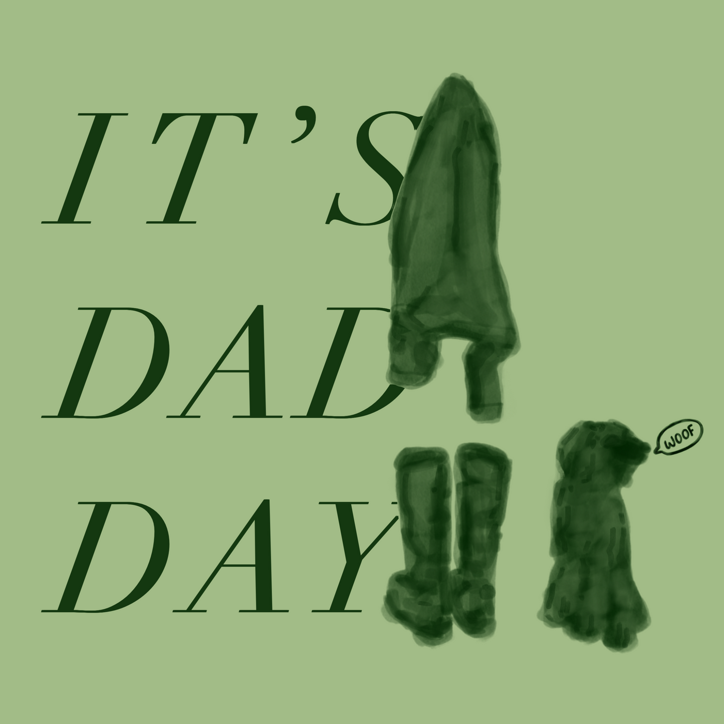 Dad’s Day Woof Walks Card