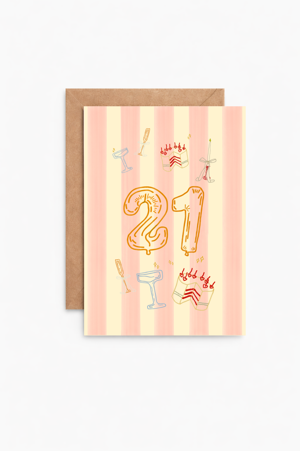 Glow Up (21st Birthday) Greeting Card