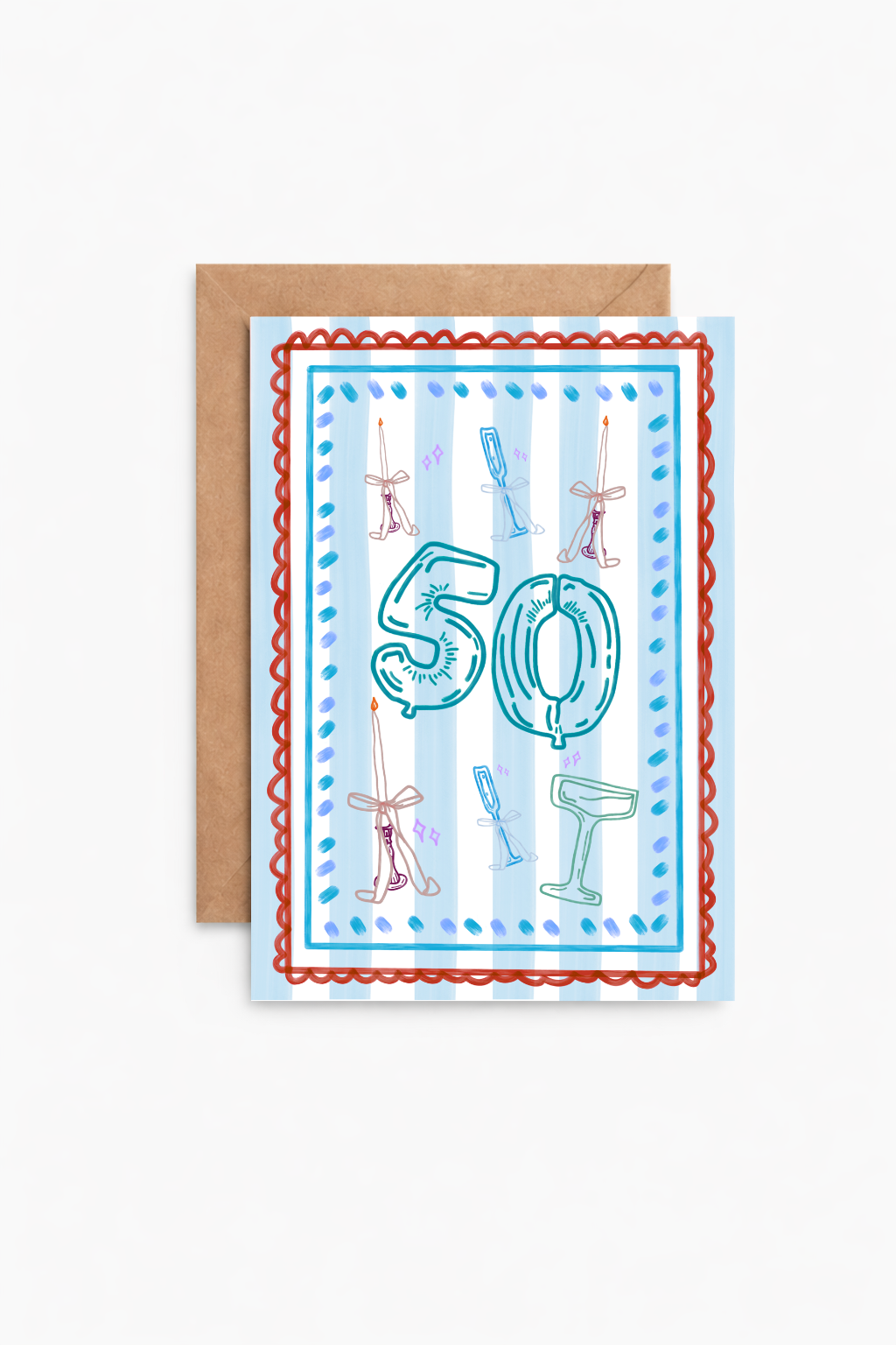 Milestone 50 Greeting Card