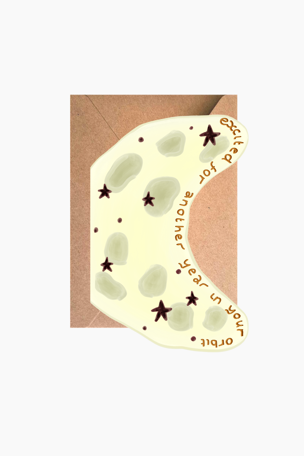 Moon Greeting Card