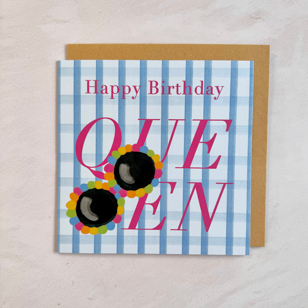 Rainbow Queen Birthday Greeting Card
