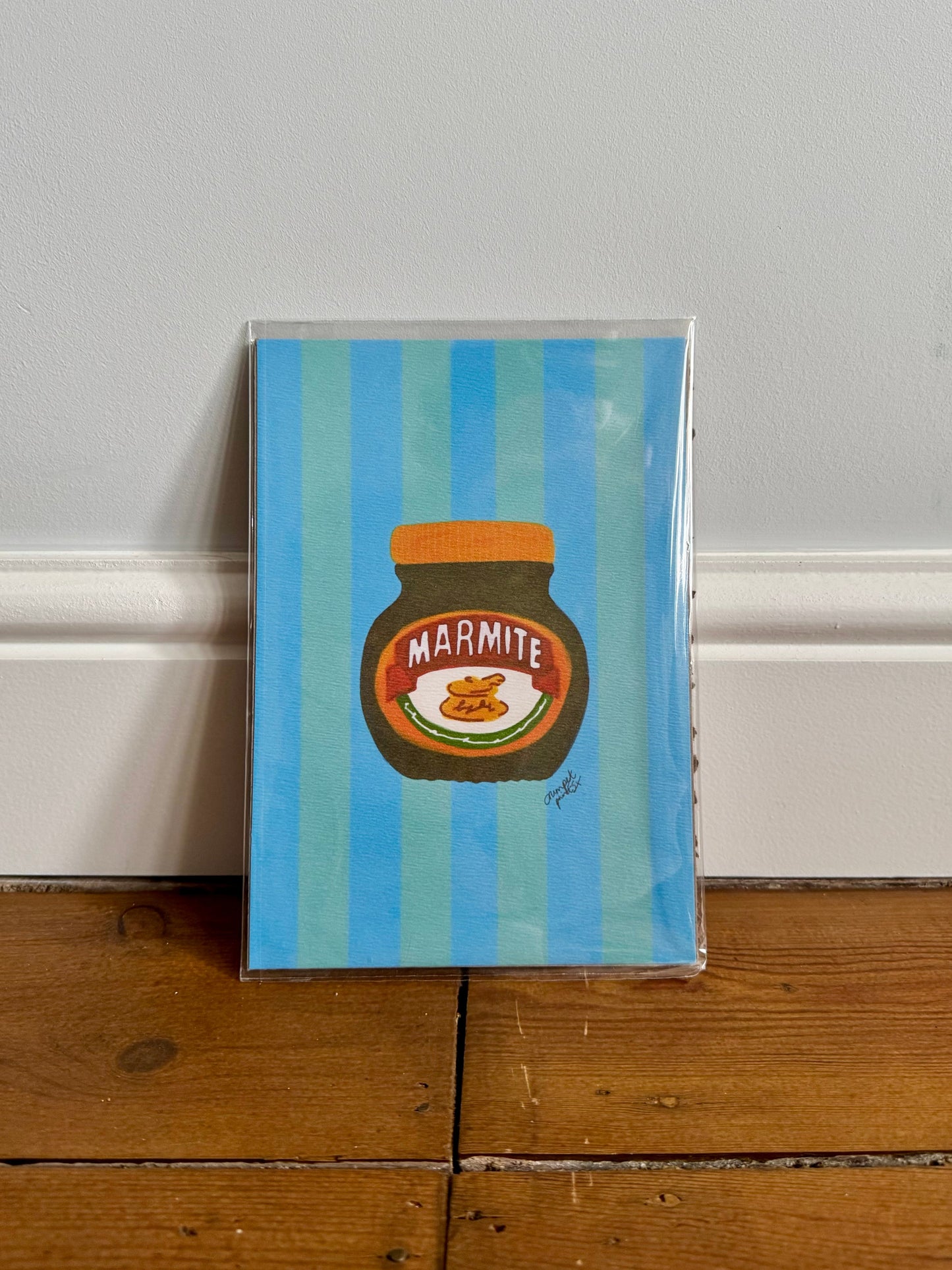 Striped Marmite Print