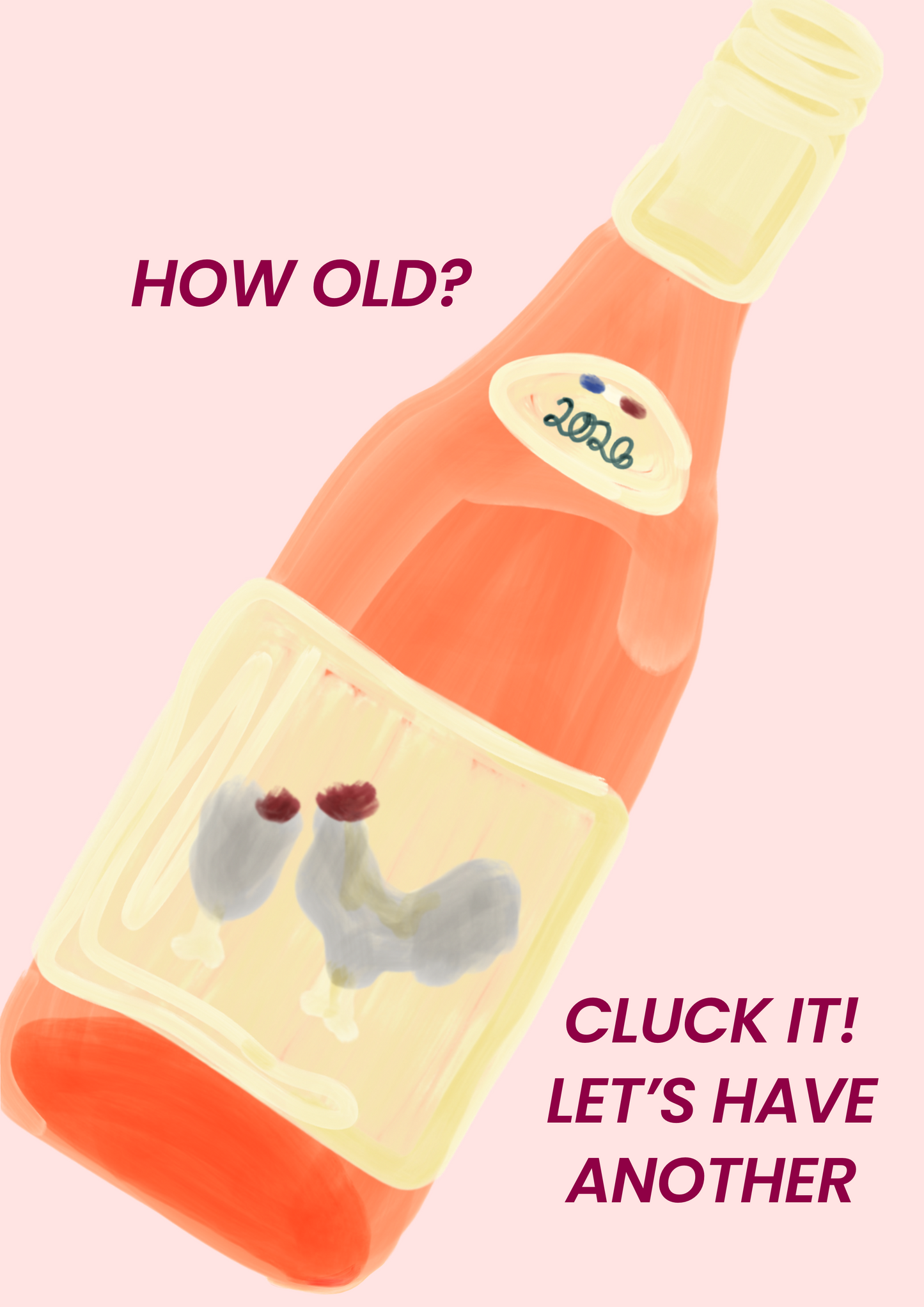 Chicken Wine Vol.2 Birthday Card