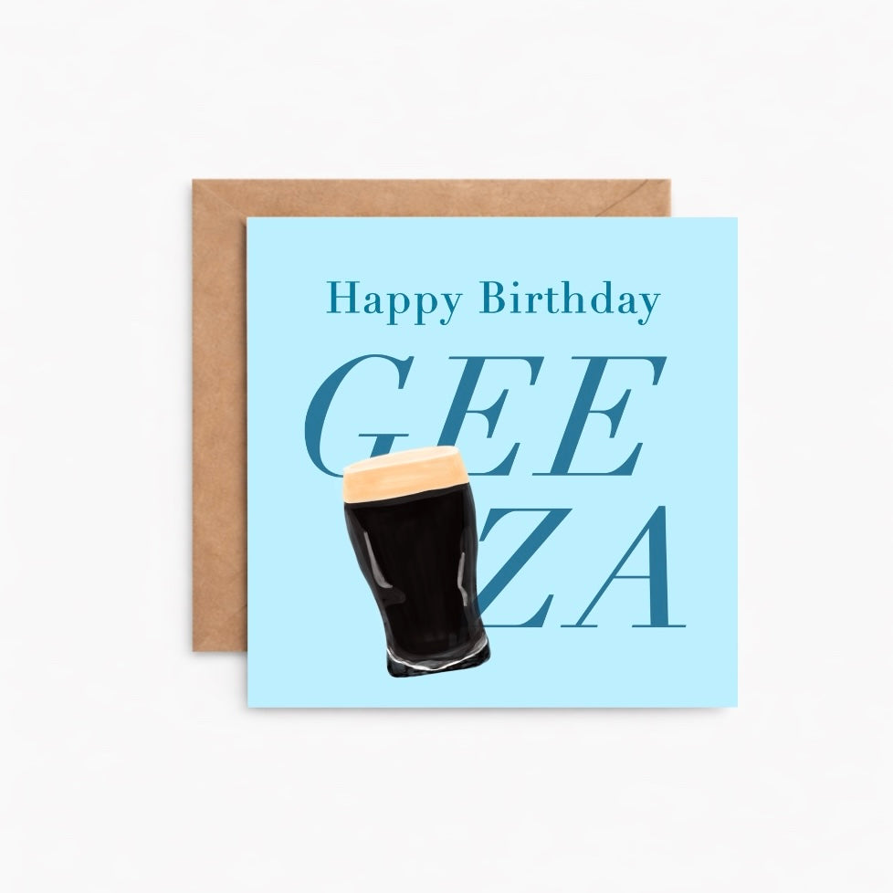 Pint of Stout Birthday Card
