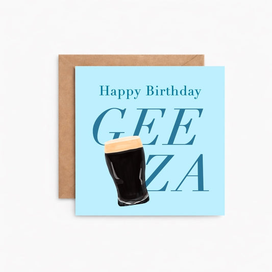 Pint of Stout Birthday Card