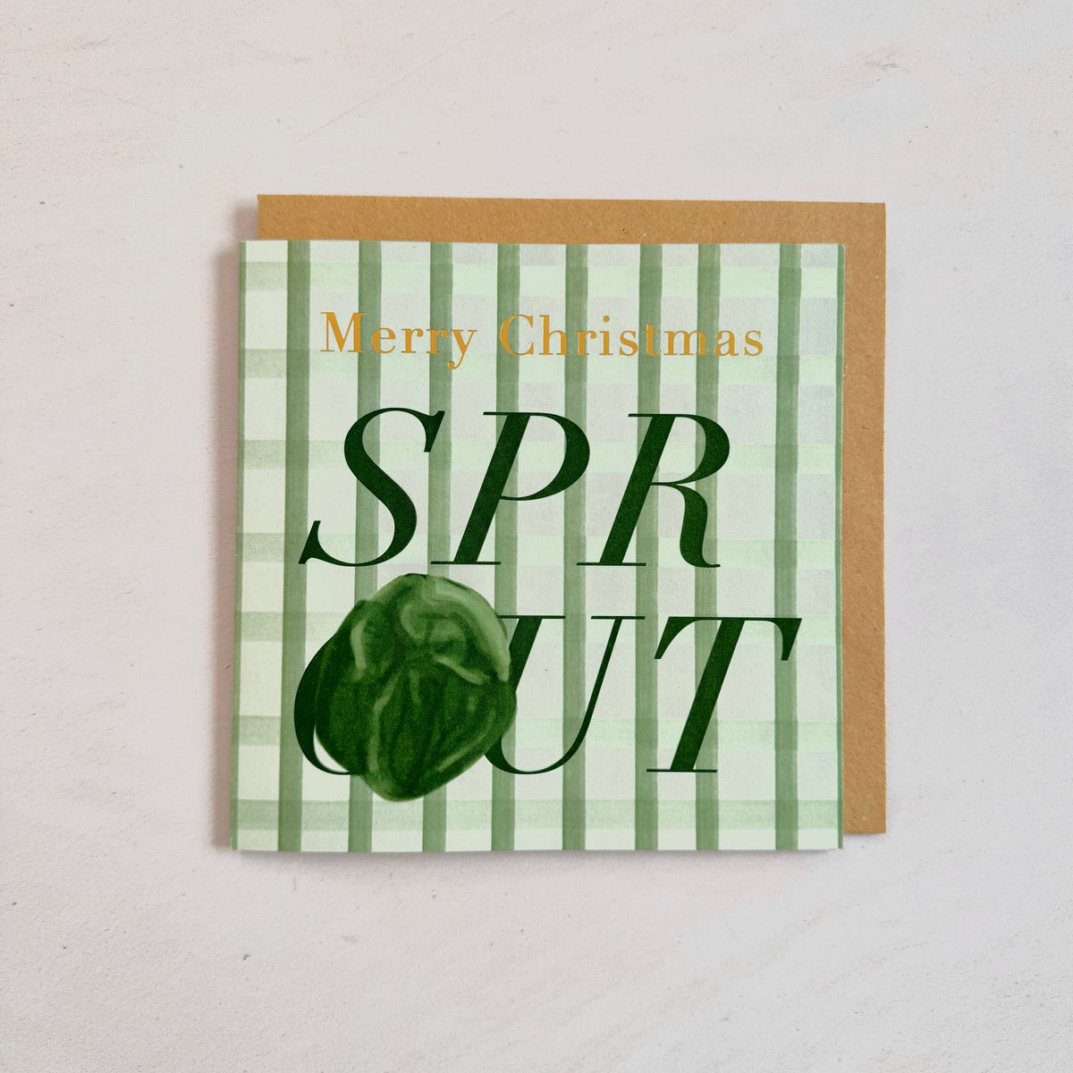 Festive Sprout Christmas Card