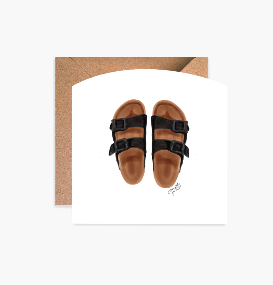 The Worn-In Pair Greeting Card