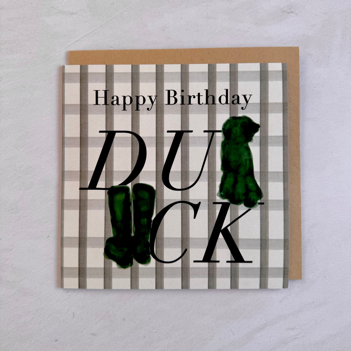 Happy Birthday Duck Greeting Card