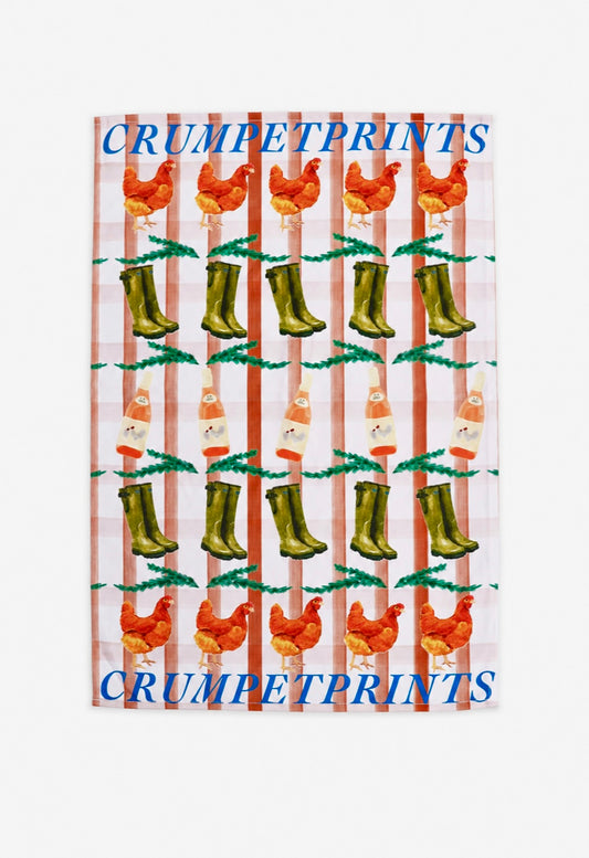 Farmhouse Gingham Tea Towel