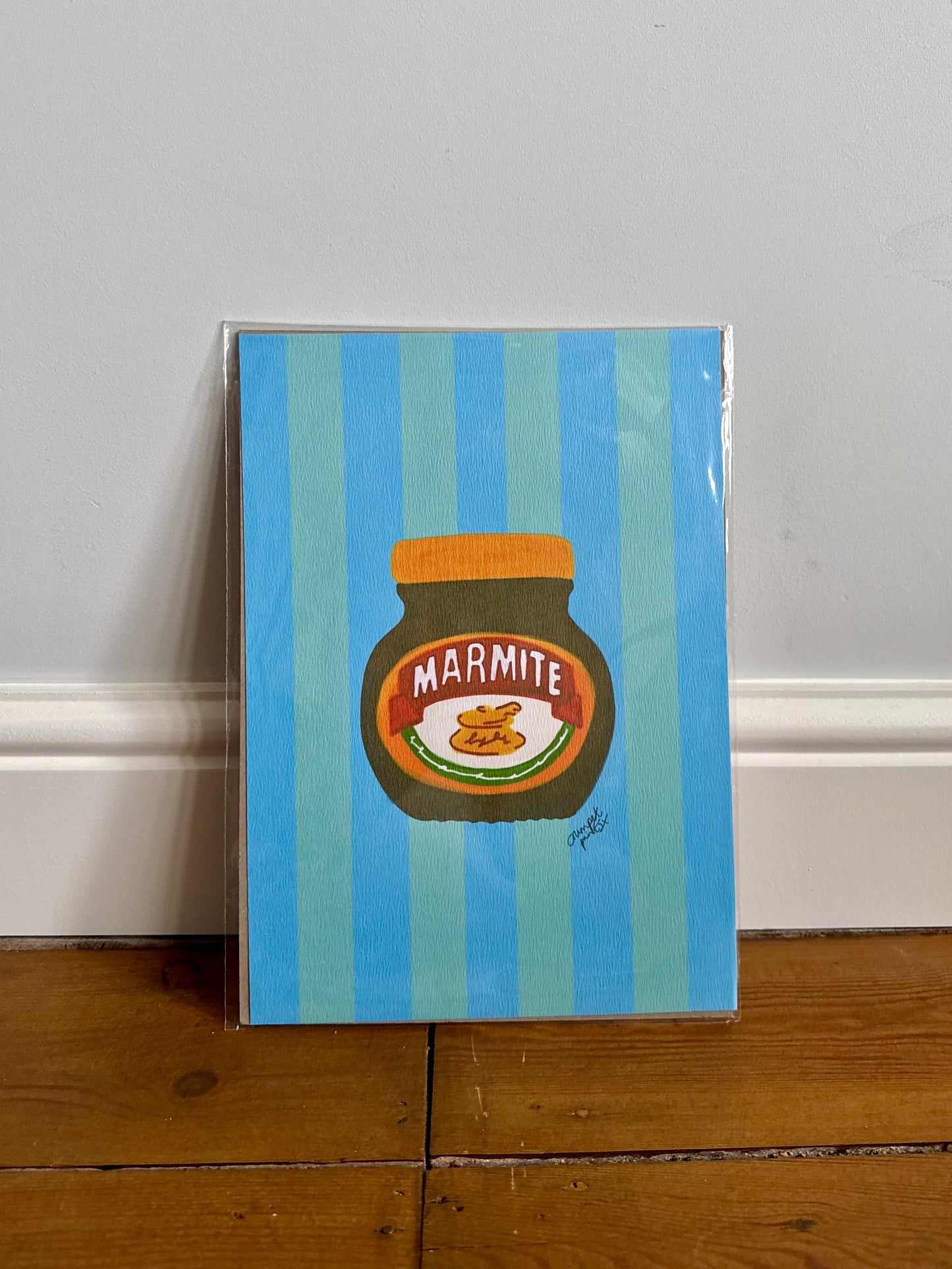 Striped Marmite Print