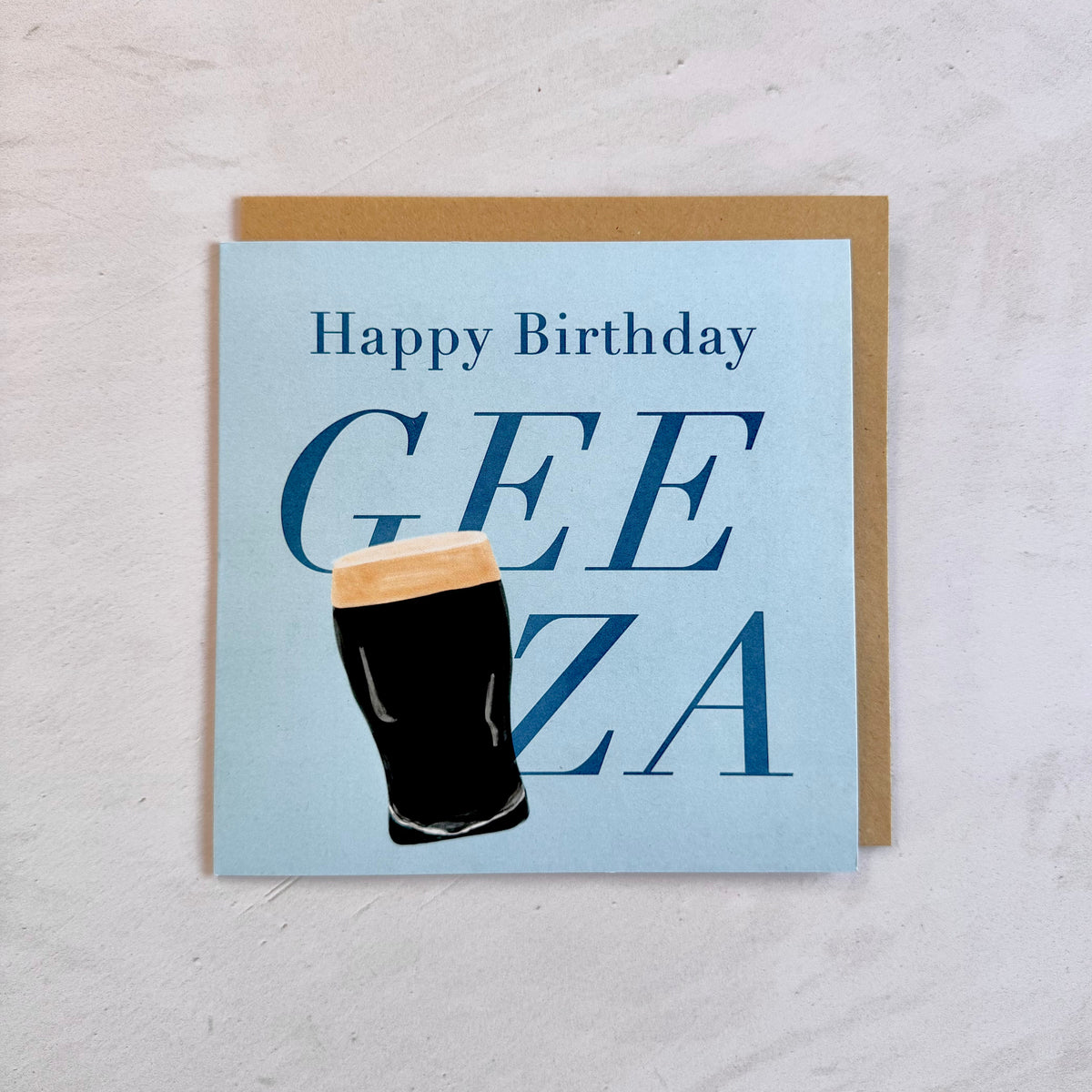 Birthday Geeza Greeting Card