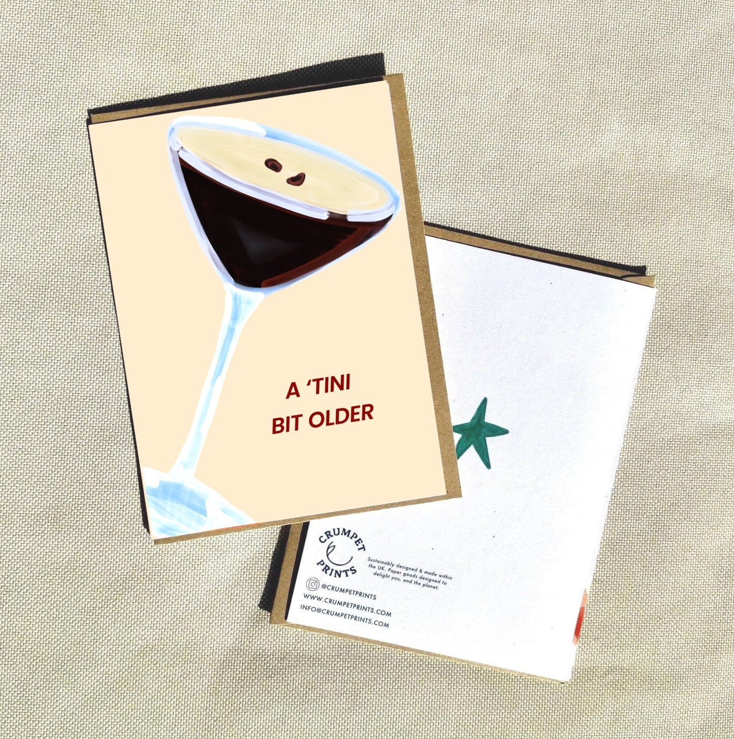 Tini Bit Older Birthday Card