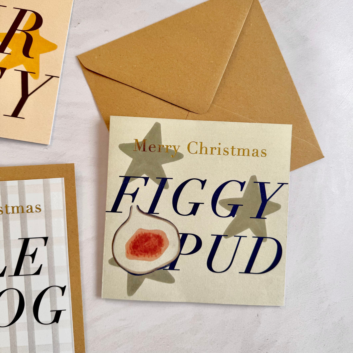 Figgy Pud Christmas Card