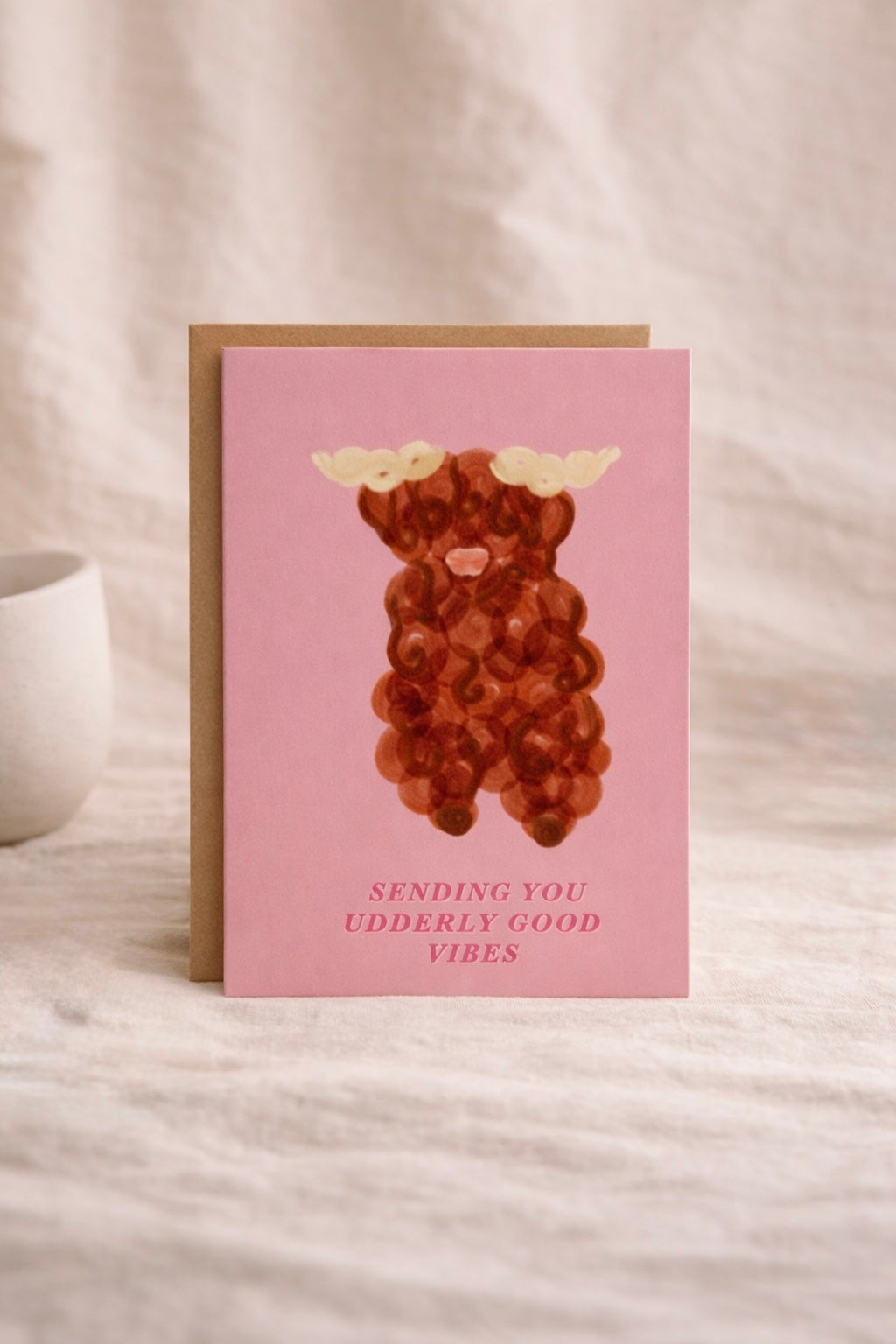 Udderly Good Vibes Greeting Card