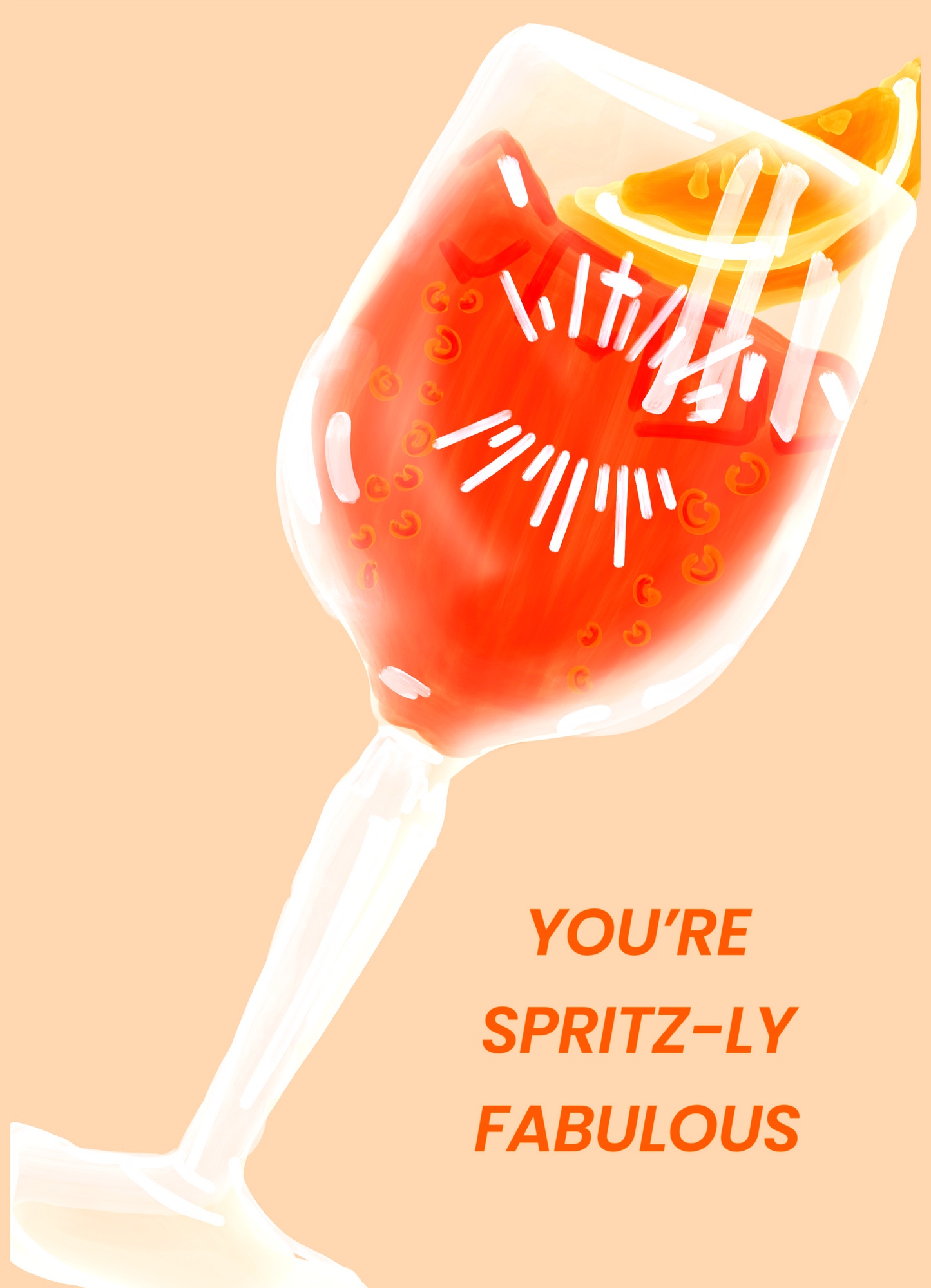 Spritzly Fab Birthday Card