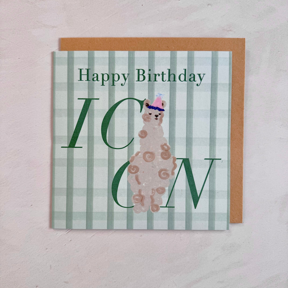 Birthday Icon Greeting Card
