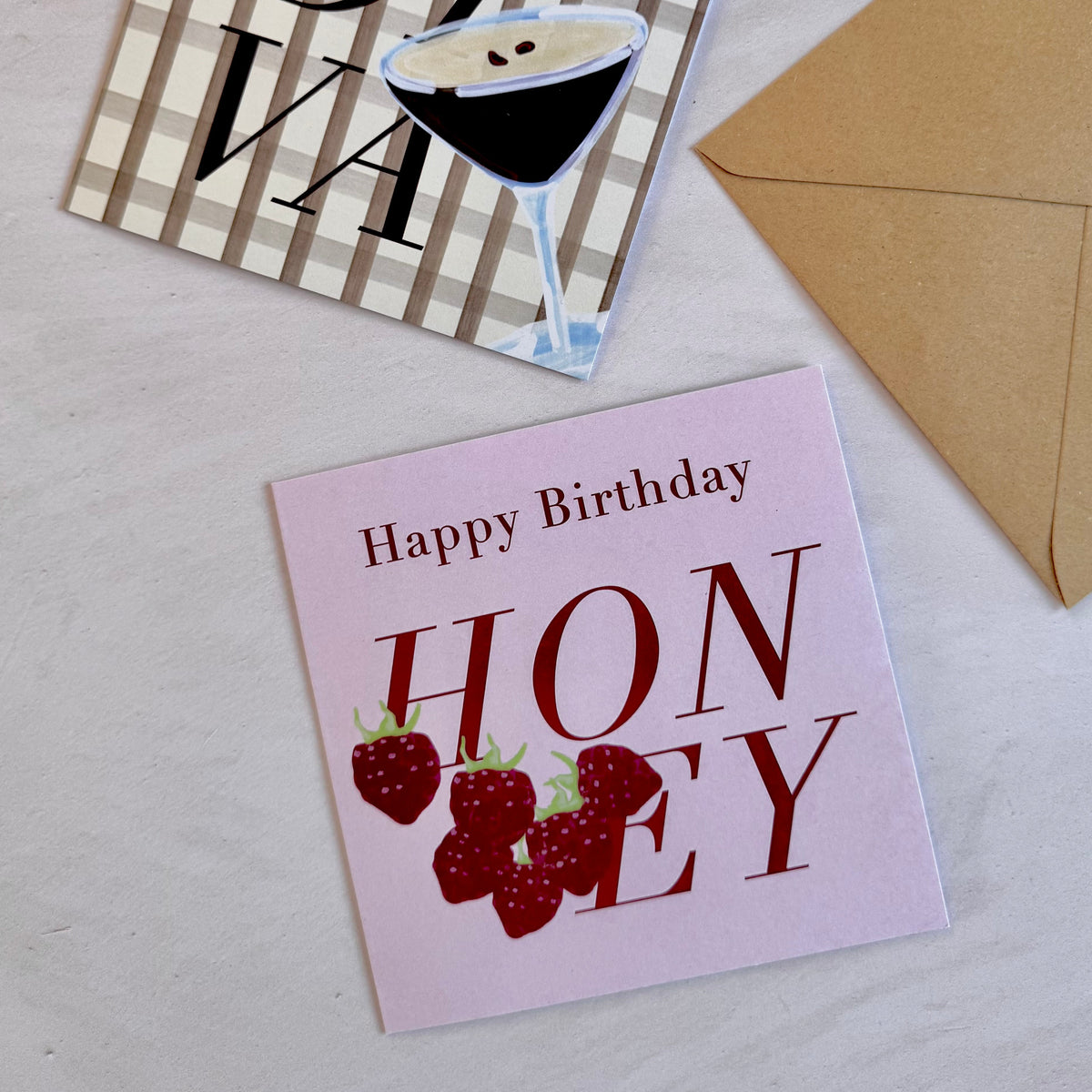 Honey Berry Greeting Card