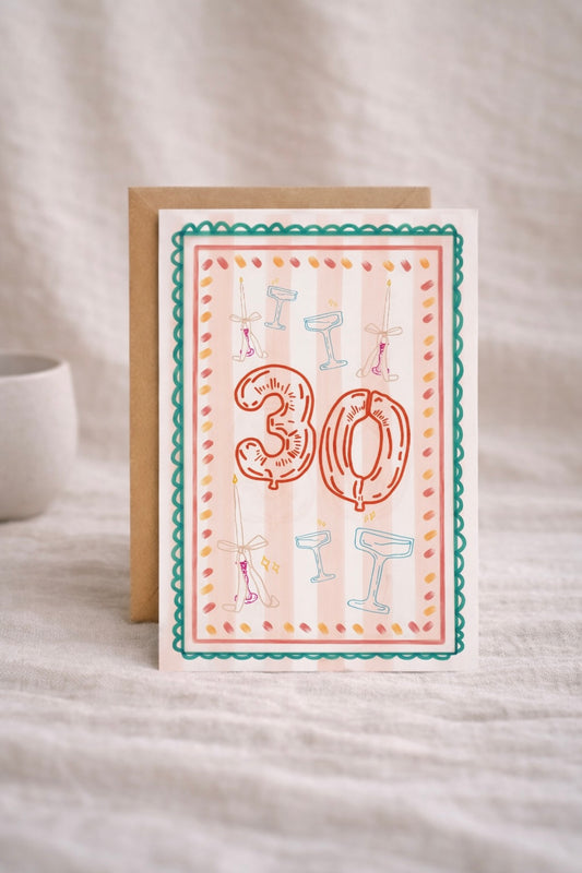 Milestone 30 Greeting Card