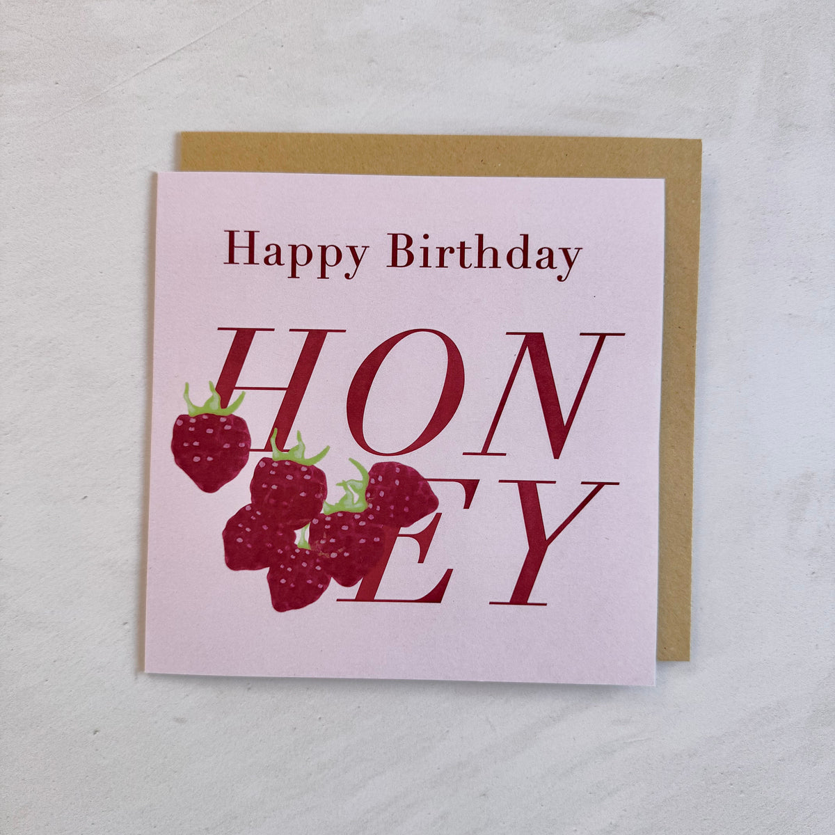 Honey Berry Greeting Card
