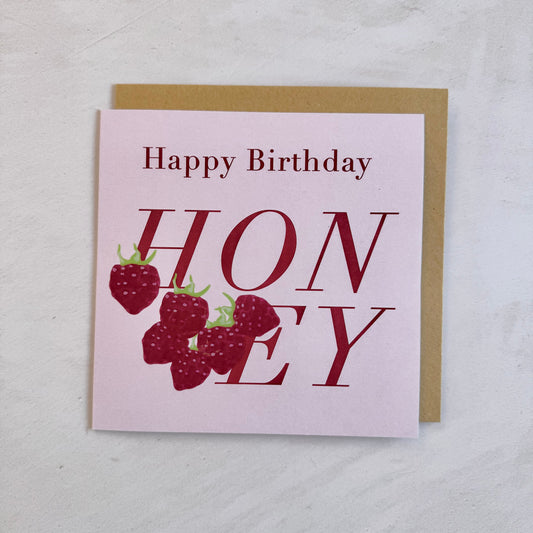 Honey Berry Greeting Card