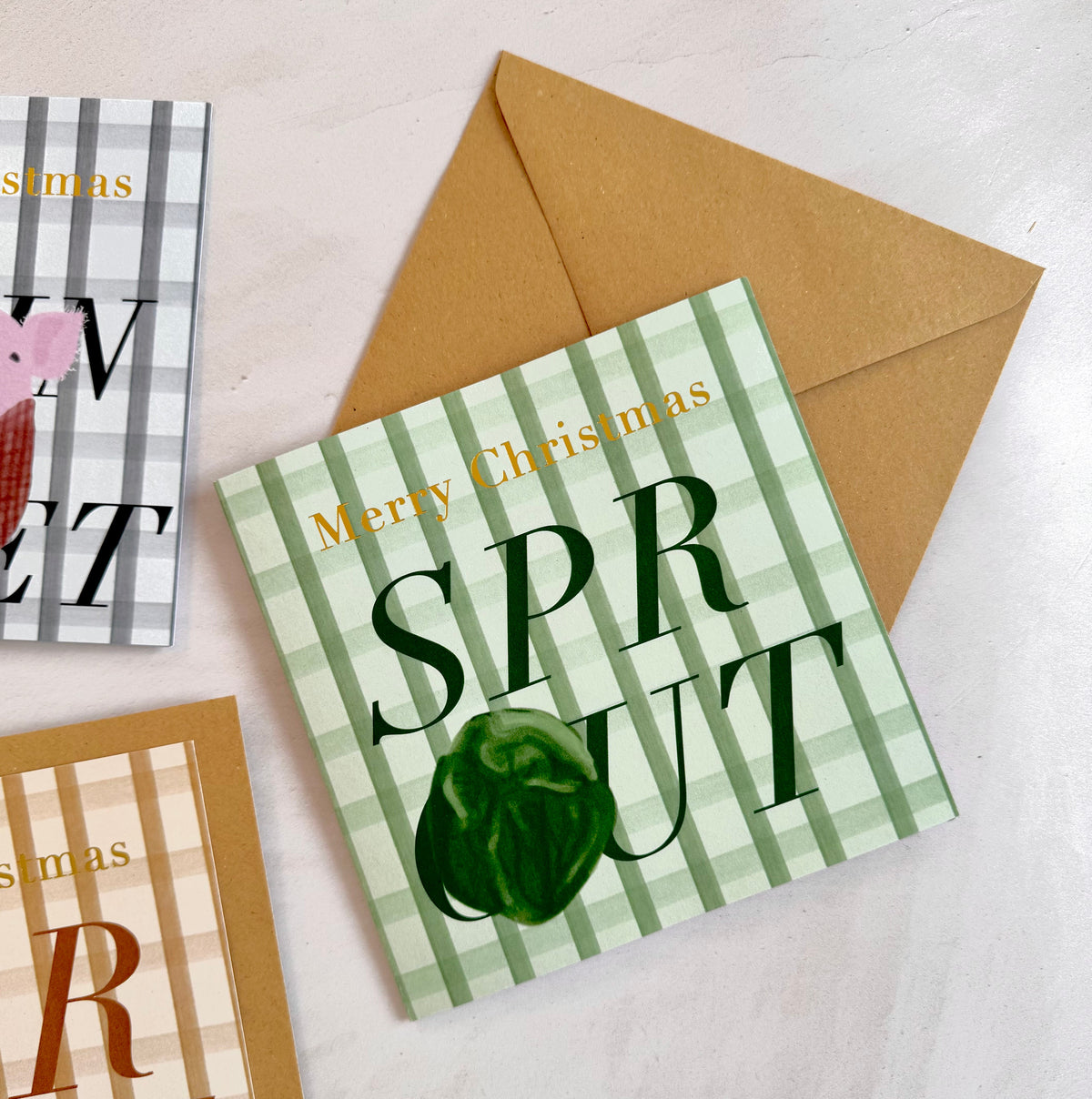 Festive Sprout Christmas Card