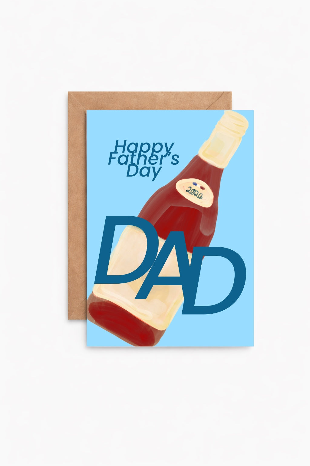 Drink Wine Dad Card