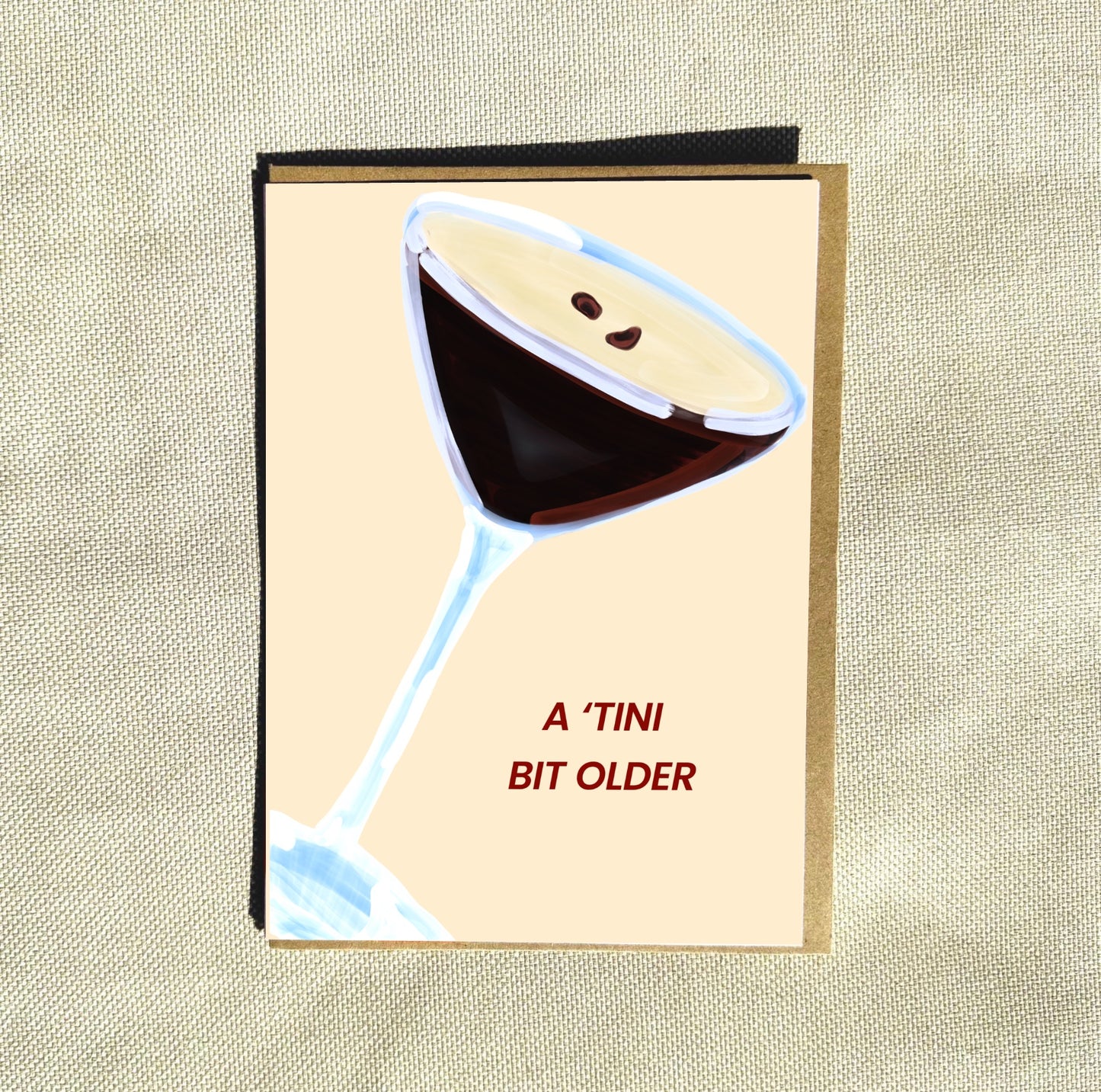 Tini Bit Older Birthday Card