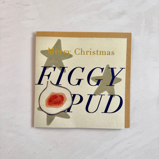 Figgy Pud Christmas Card