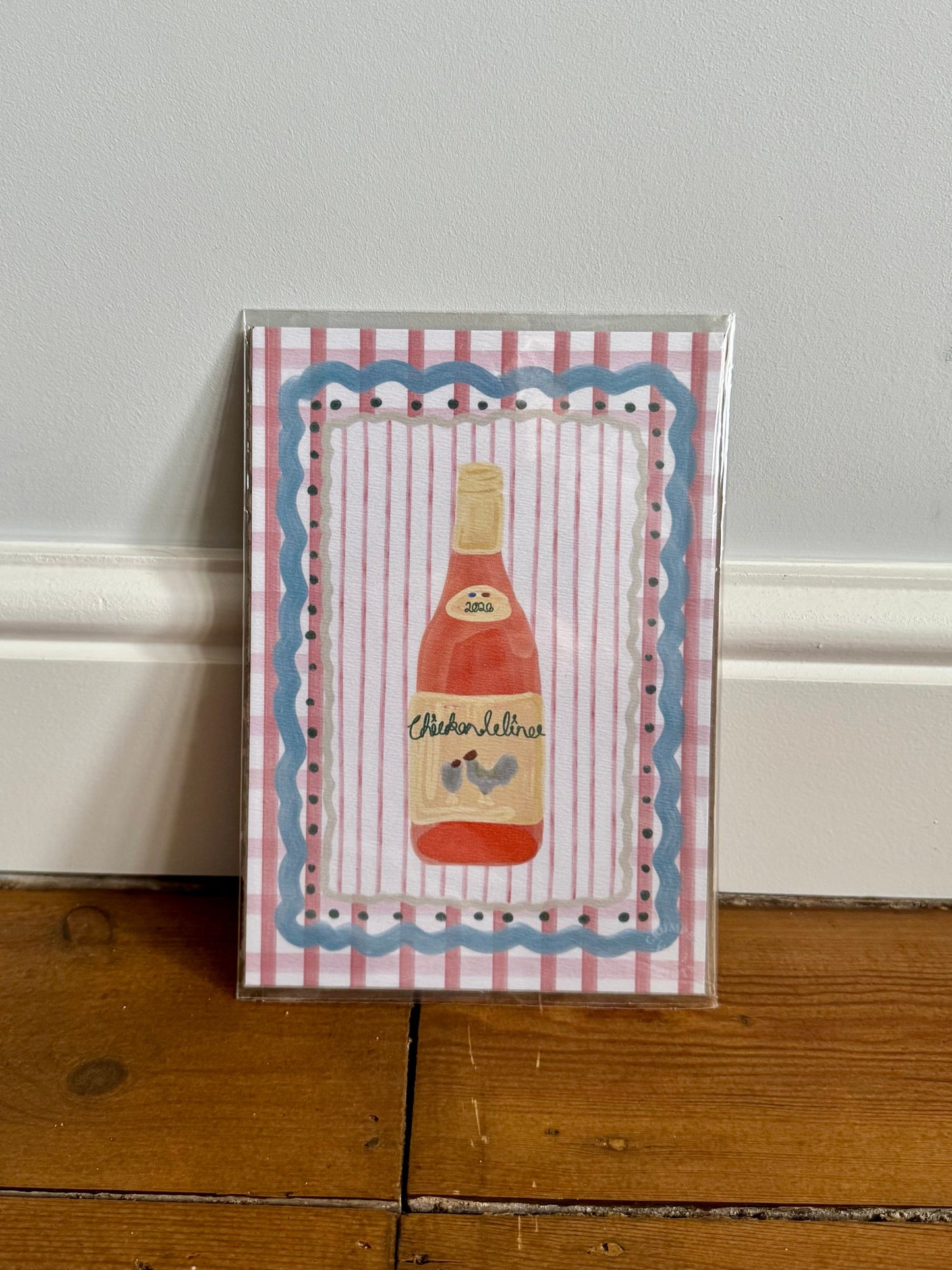 Chicken Wine Print