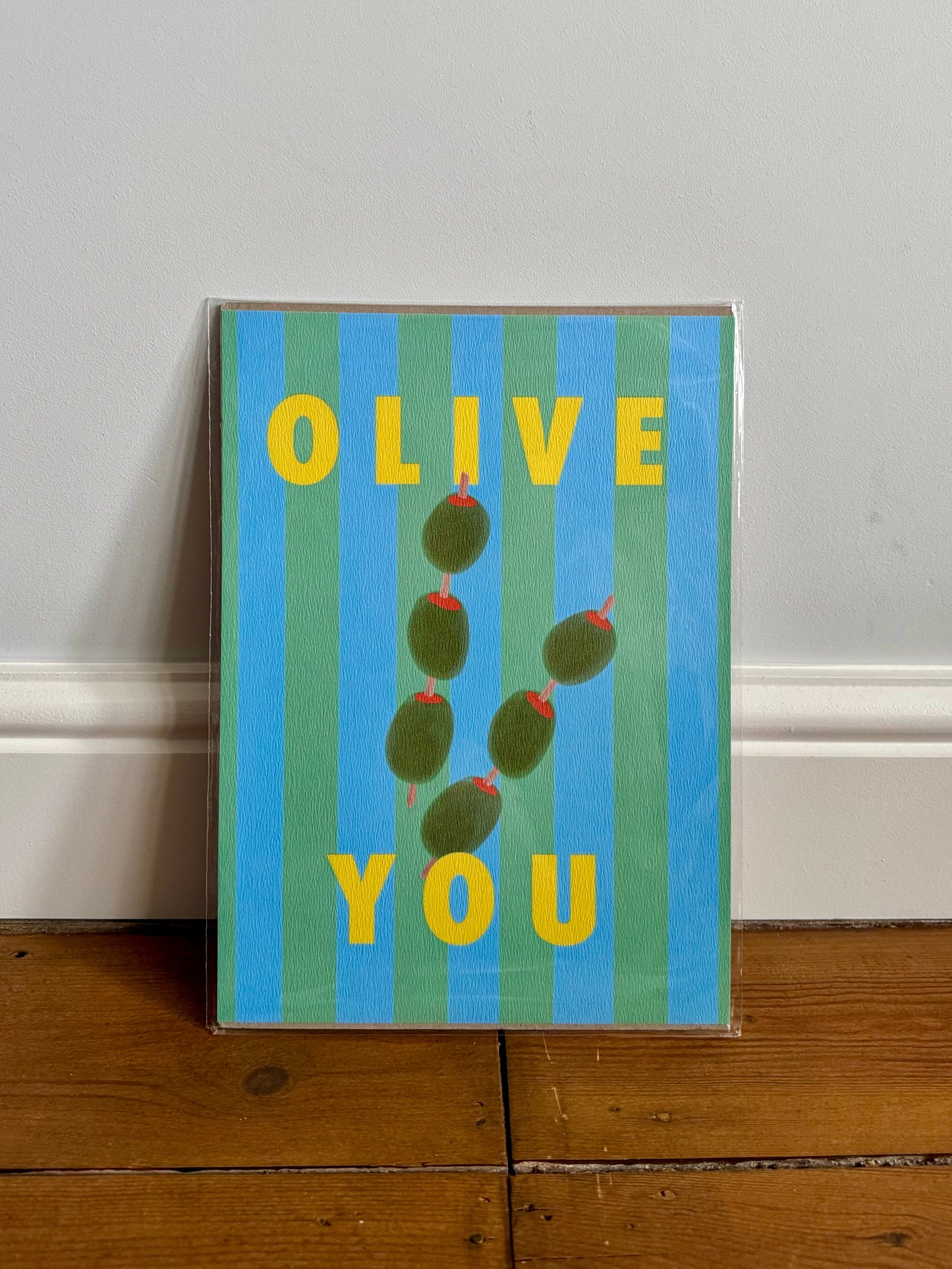 Olive You Print
