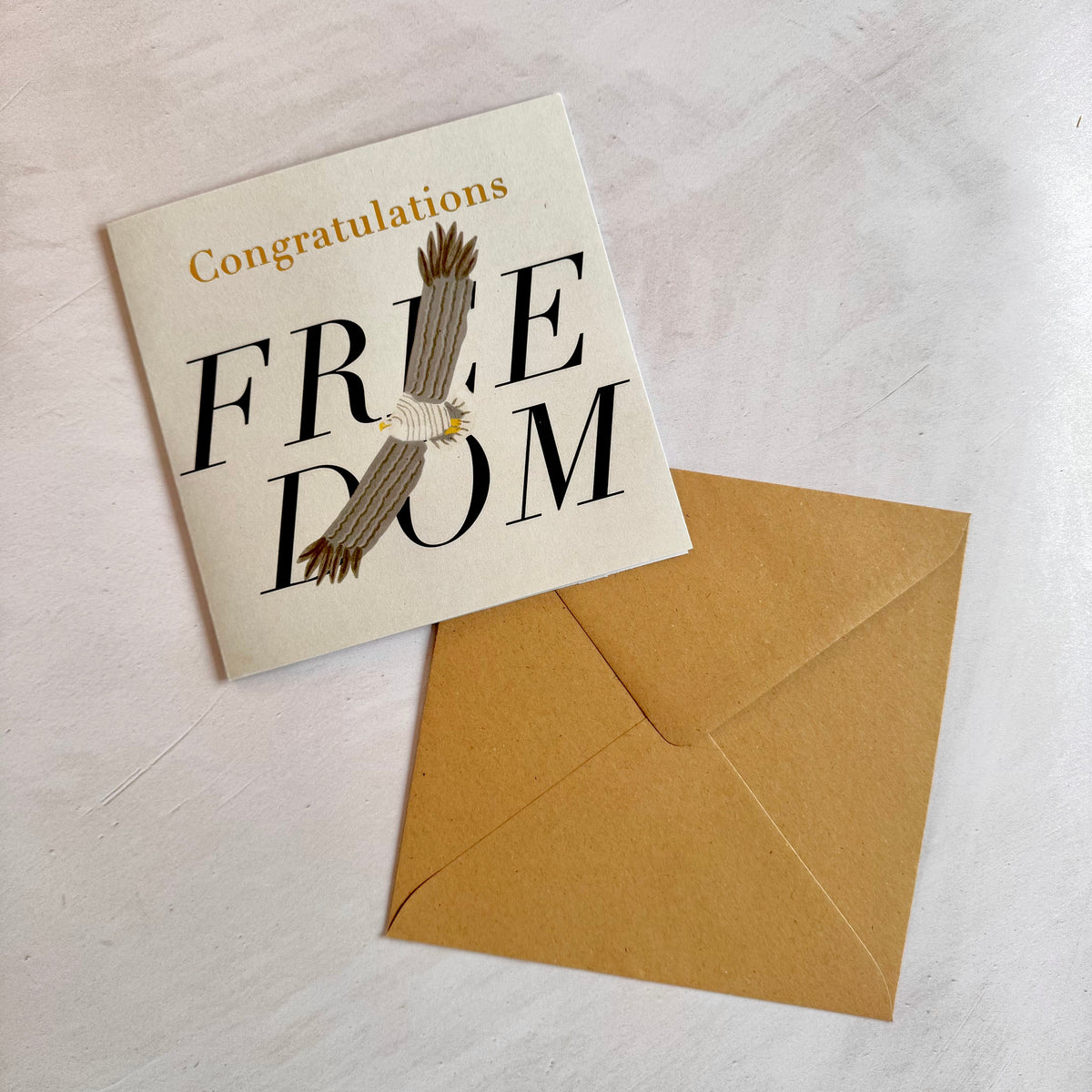 Freedom - Congratulations - Greeting Card