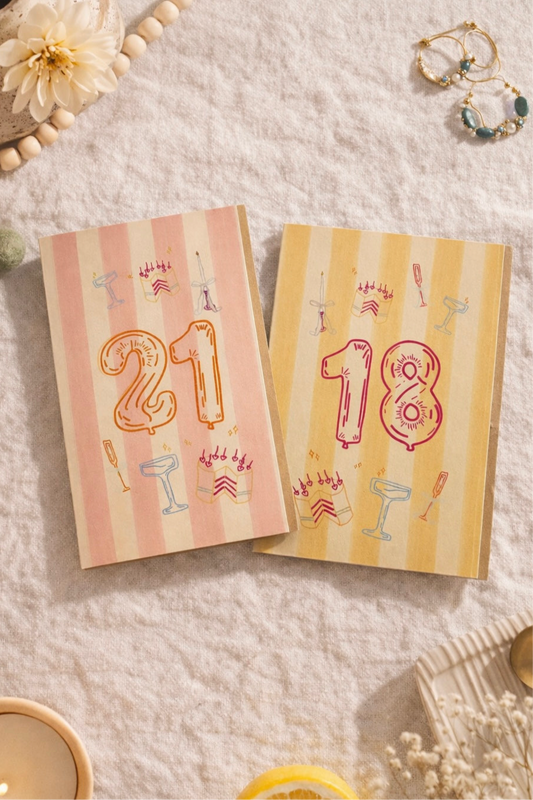 Glow Up (21st Birthday) Greeting Card