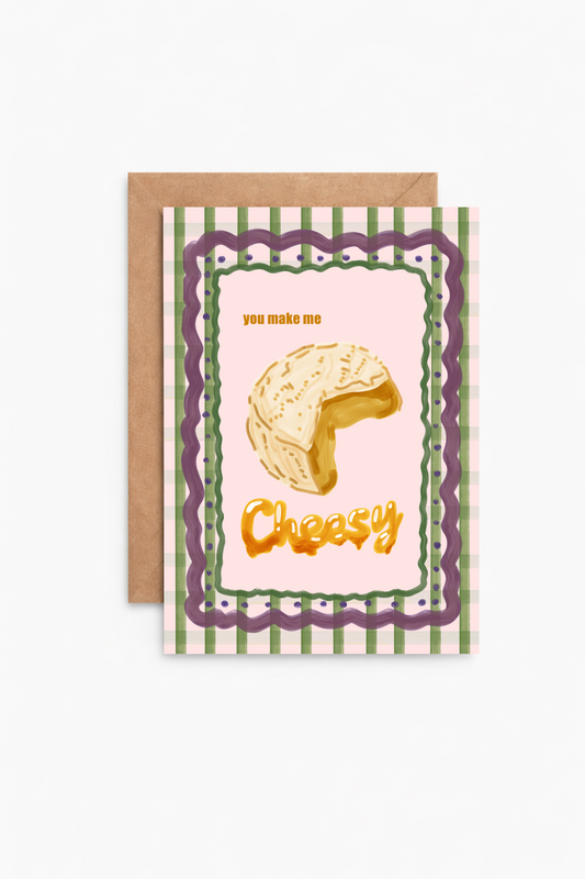 So Cheesy Greeting Card