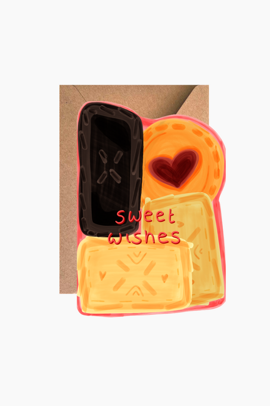 Biscuit Tin Greeting Card