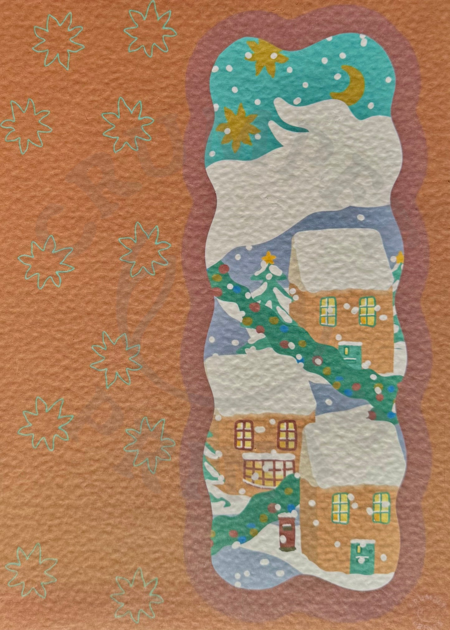 Cosy Village Art Print