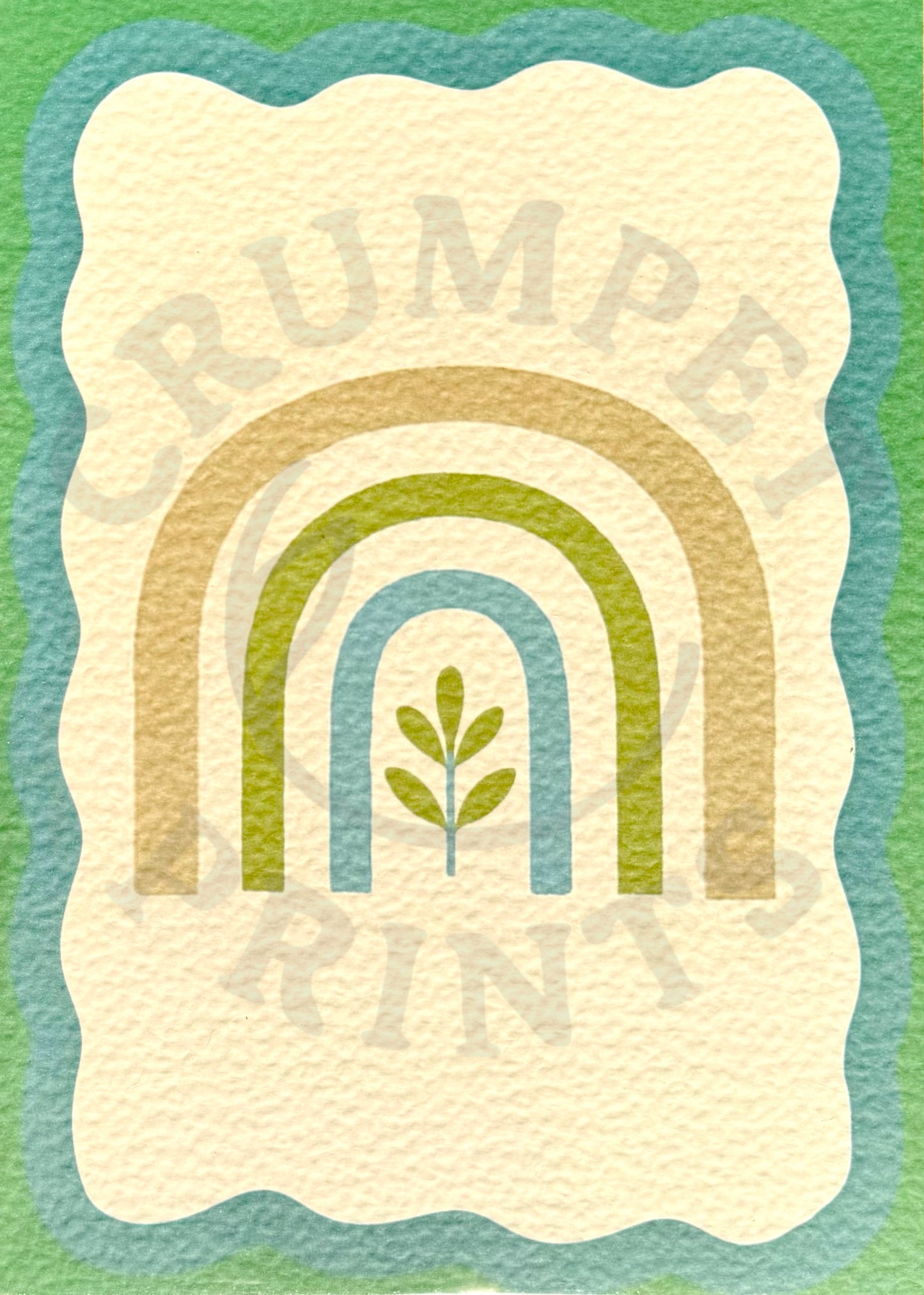 Stockholm Rainbow Art Print