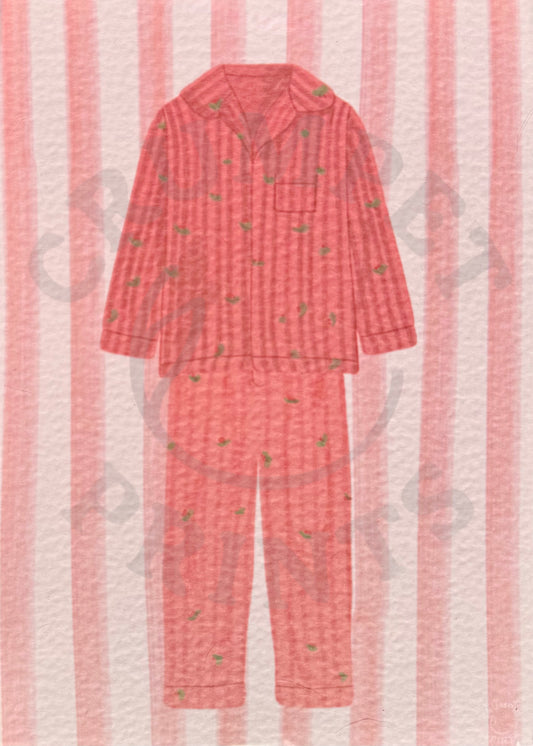 Madeline Pyjamas Art Print