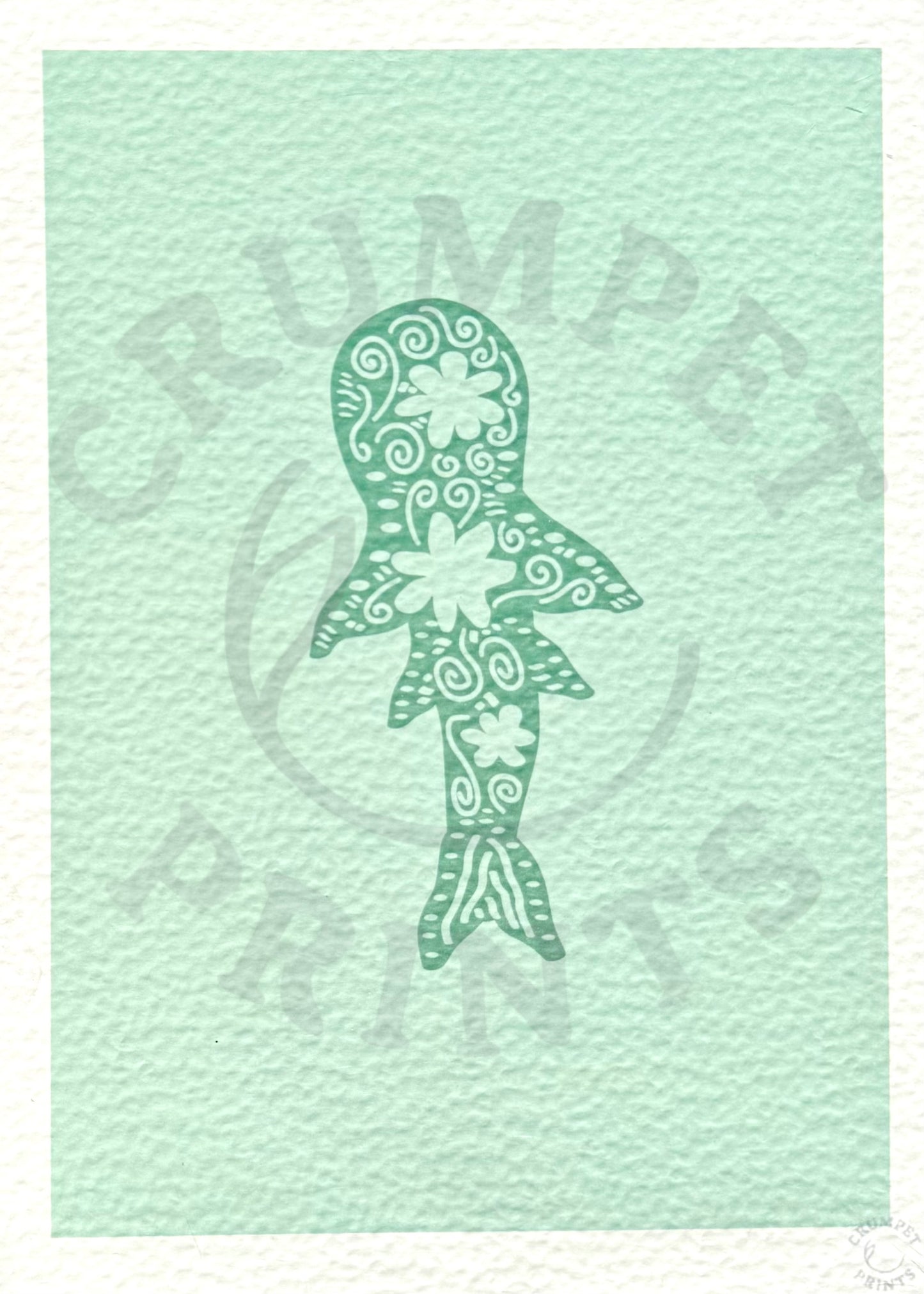 Slow and Steady Art Print — Whale Shark