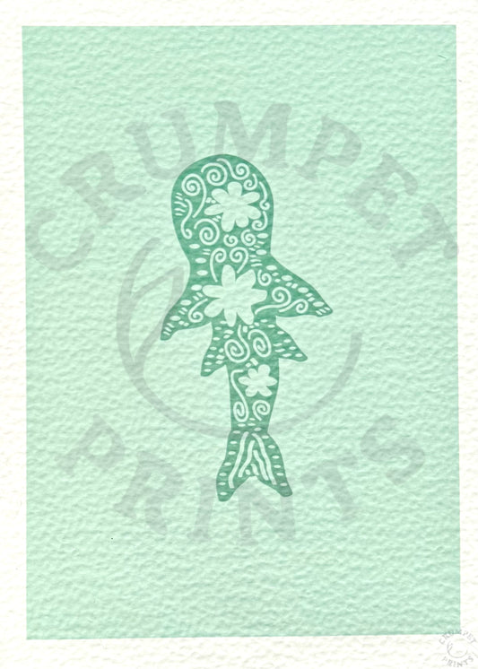 Slow and Steady Art Print — Whale Shark