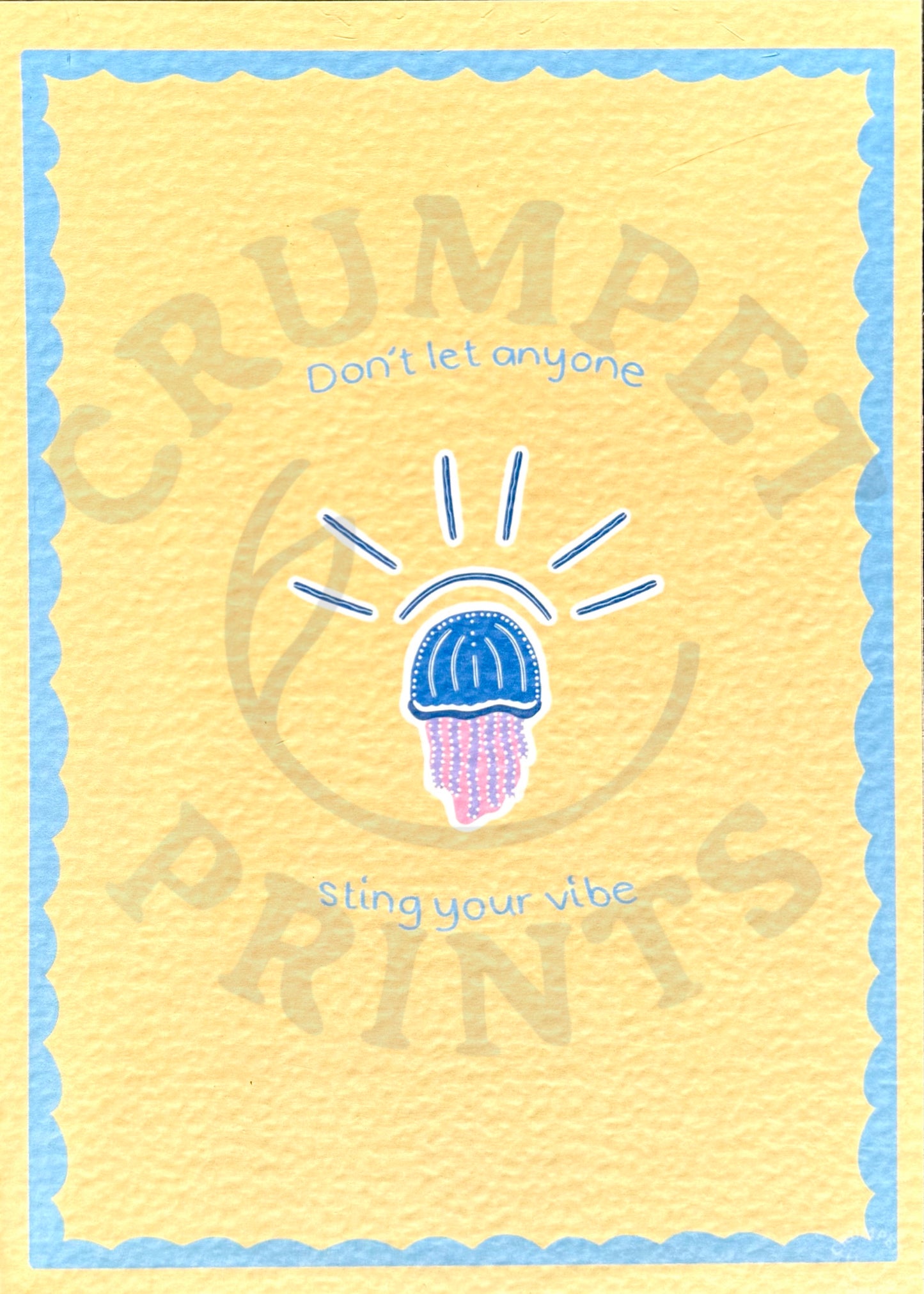 Drifting Mantra Art Print — Jellyfish