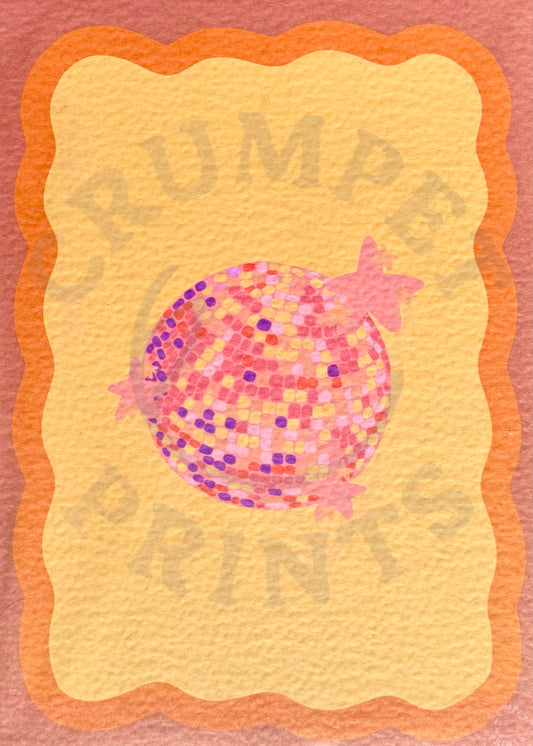 Sunset Disco Art Print