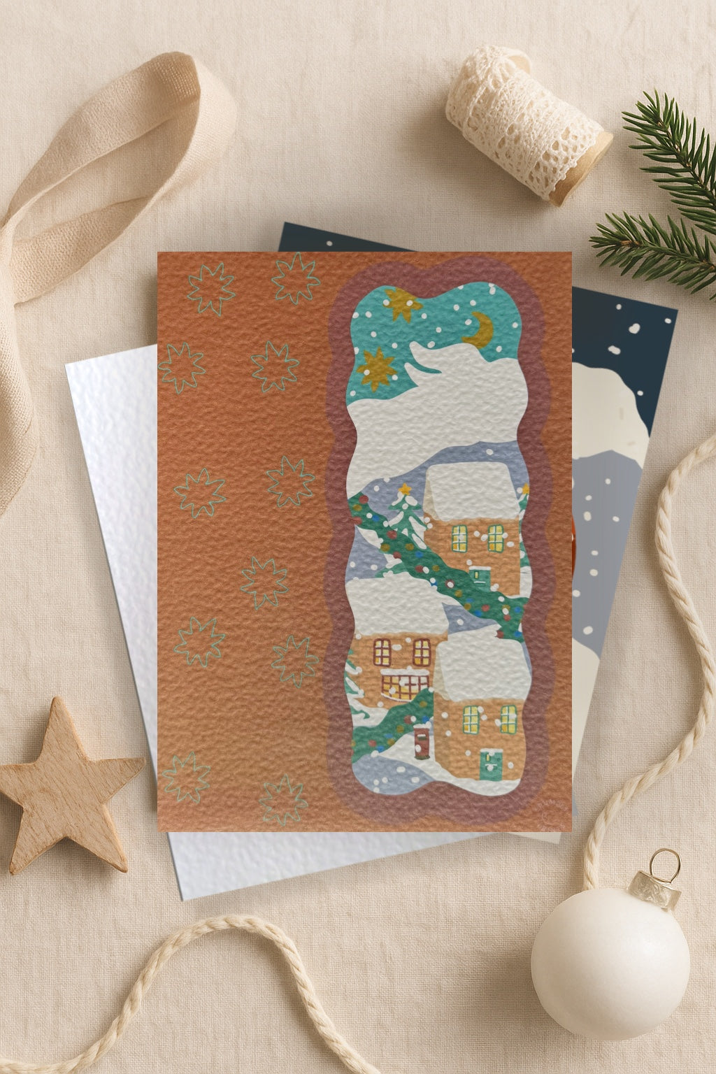 Cosy Village Card