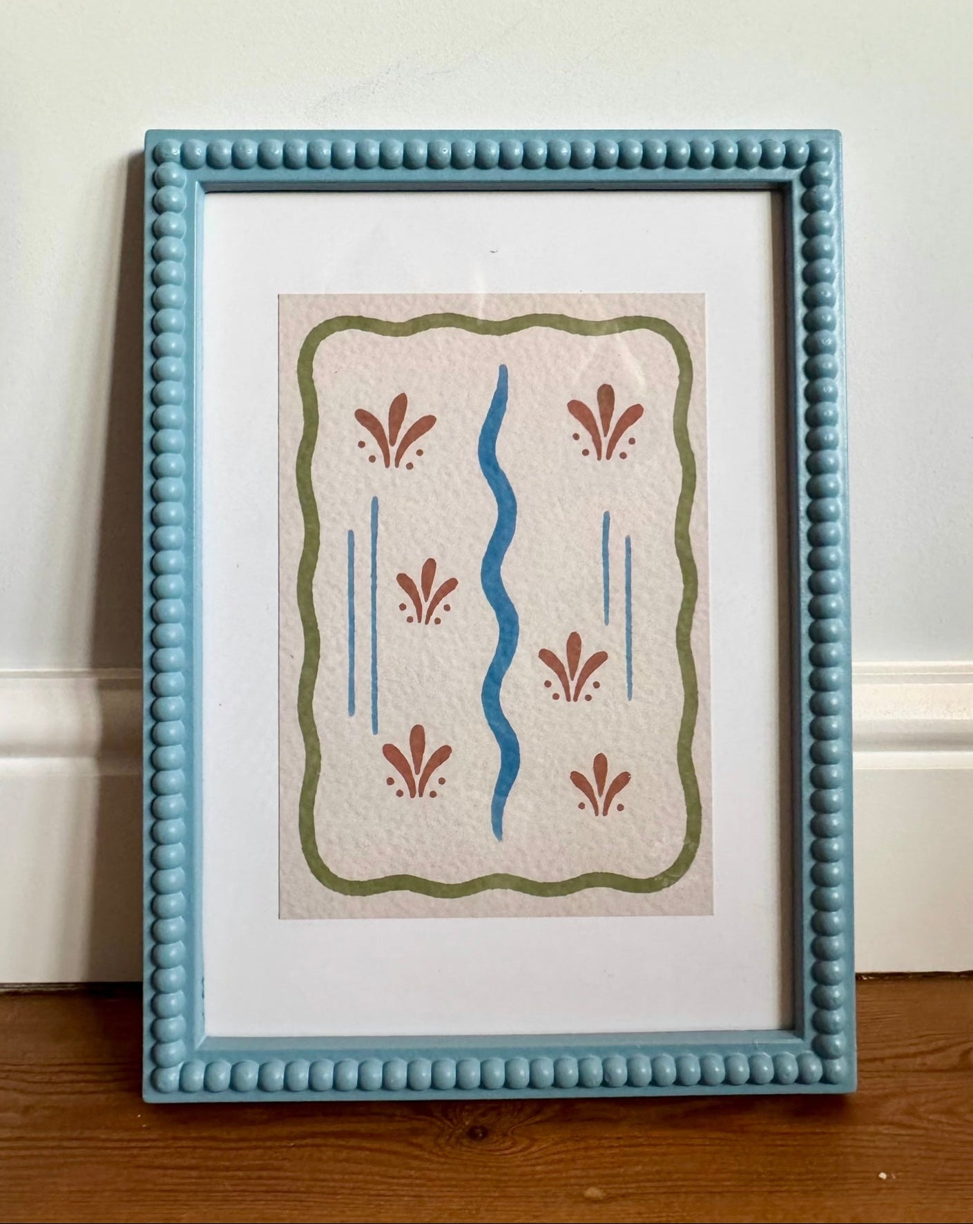 Scandi Floral Art Print